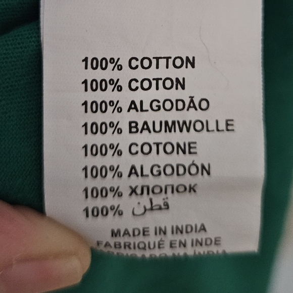 🎉HP🎉 *Rare* Desigual Halter Mini Dress Green Inspirational Sayings size Small - Picture 11 of 11